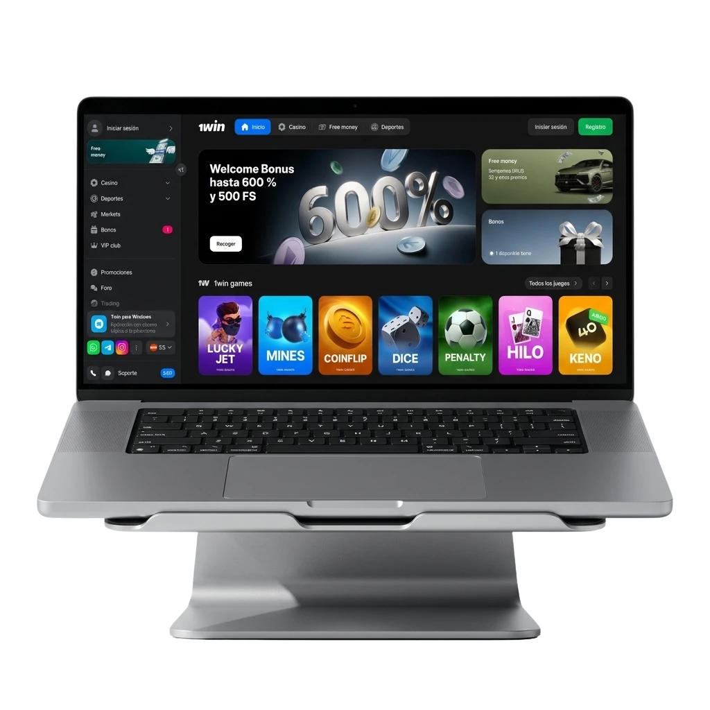 Plataforma 1win Chile: apuestas deportivas, casino online y bono de bienvenida hasta 2.400.000 CLP