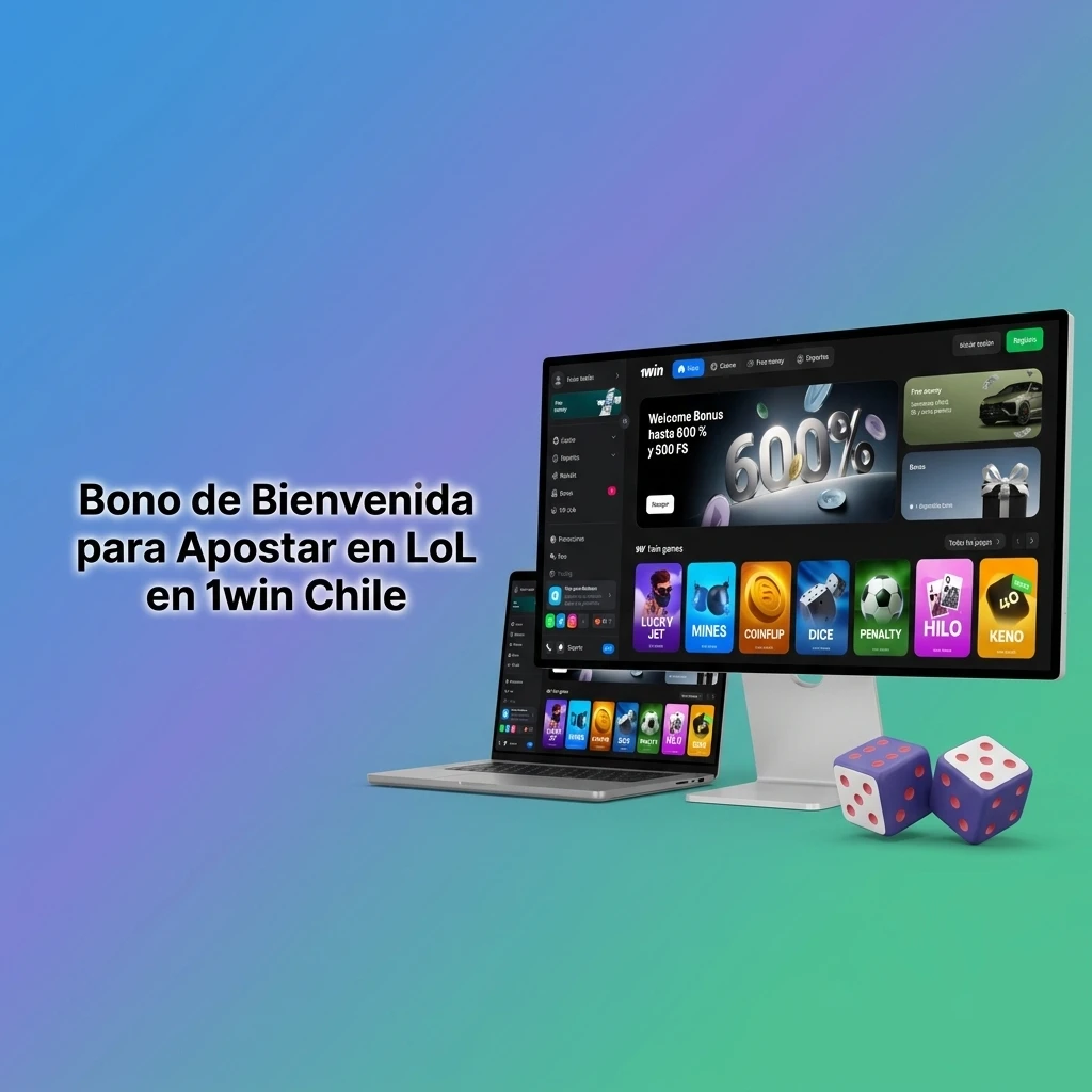 Bono de bienvenida 500% hasta 2.400.000 CLP en 1win Chile para apostar en League of Legends