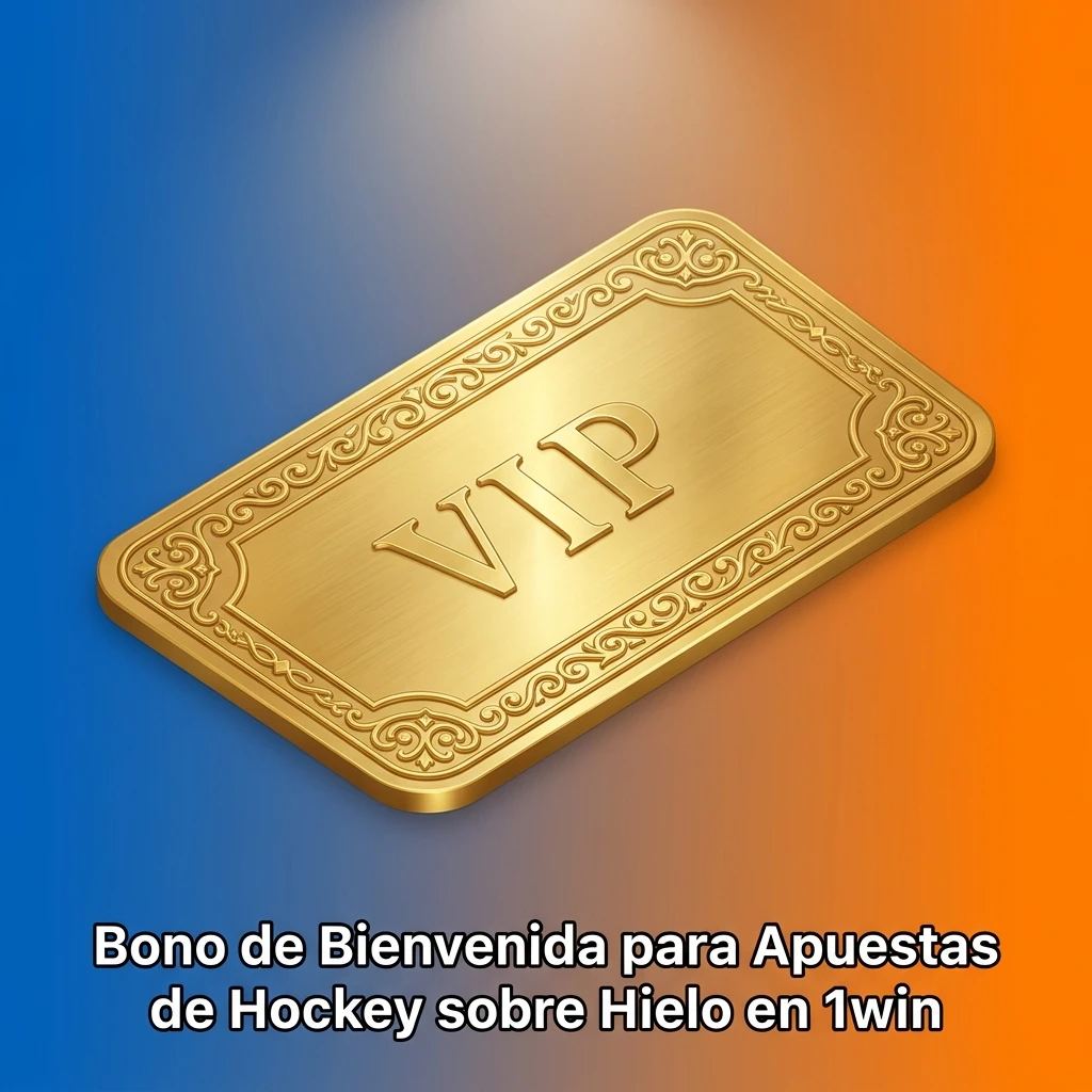 Bono de bienvenida 1win para apuestas de hockey sobre hielo en primer depósito