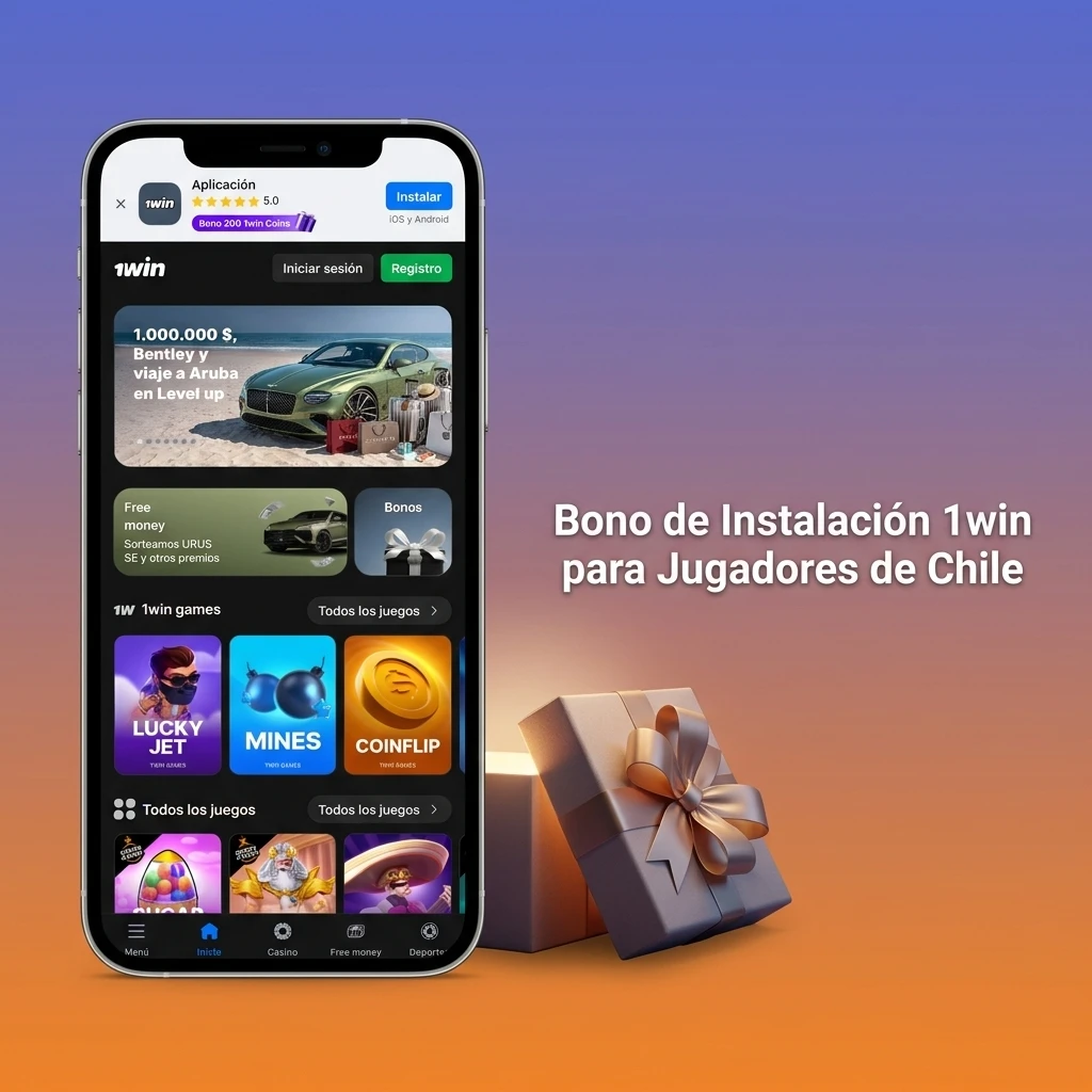 Bono de bienvenida 1win Chile 500% hasta 2.400.000 CLP en 4 depósitos para nuevos jugadores