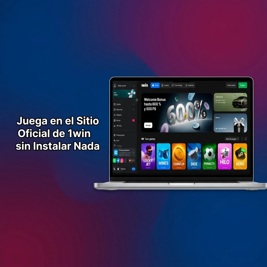 Sitio oficial de 1win accesible desde el navegador sin instalar programas ni descargas adicionales