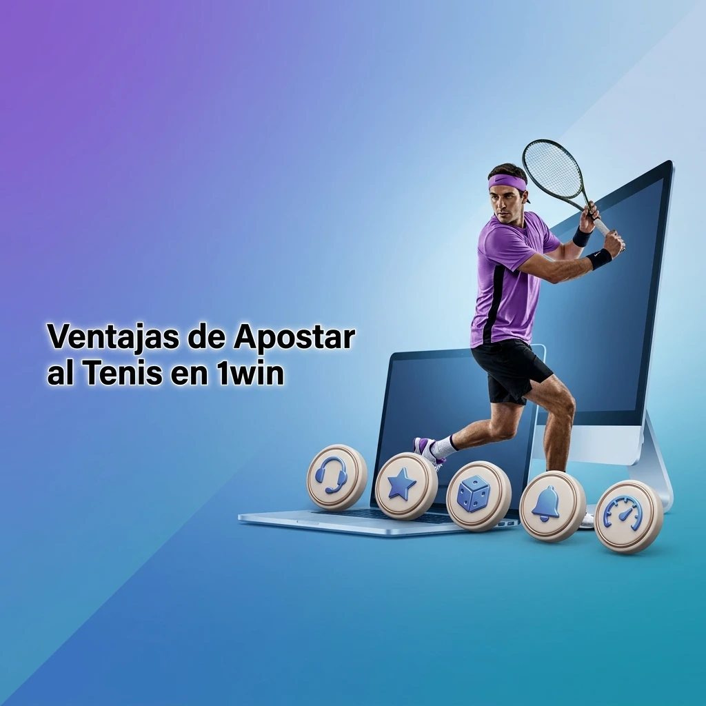 Ventajas de apostar al tenis en 1win: torneos, mercados, cuotas en vivo y depósitos en pesos chilenos.