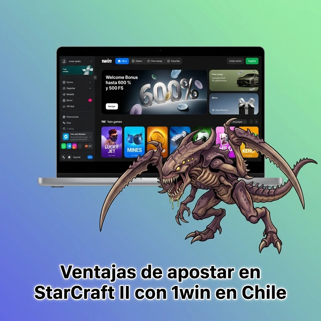 Ventajas de apostar en StarCraft II con 1win en Chile: bonos, pagos locales y app móvil